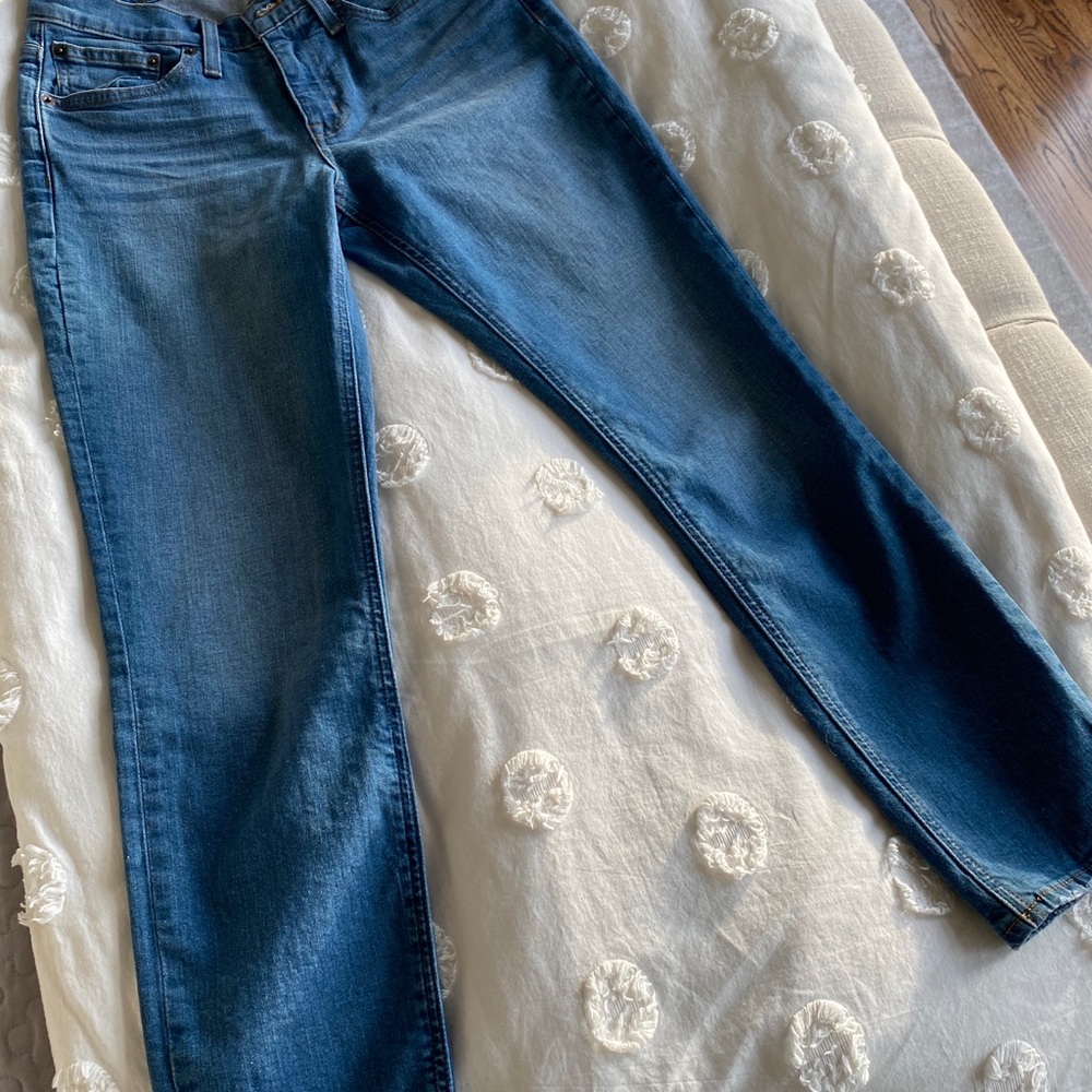 J.Crew jeans. 9” rise, only worn one time.